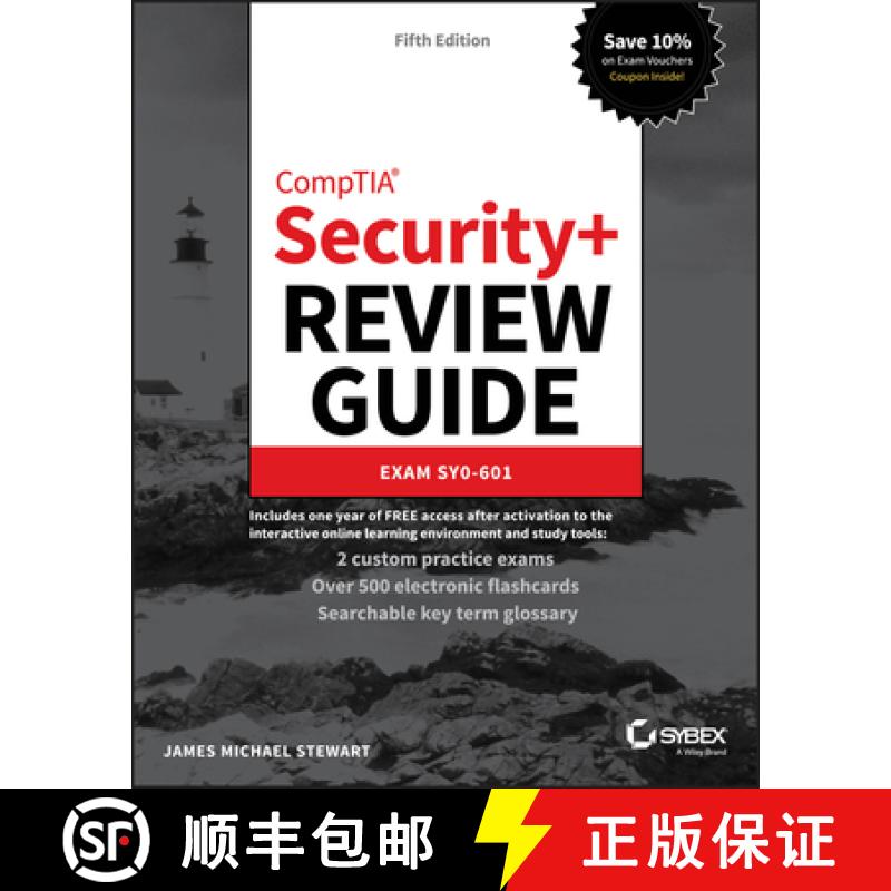 预订 Comptia Security+ Review Guide: Exam Sy0-601 [Wiley备考类] [9781119735380]