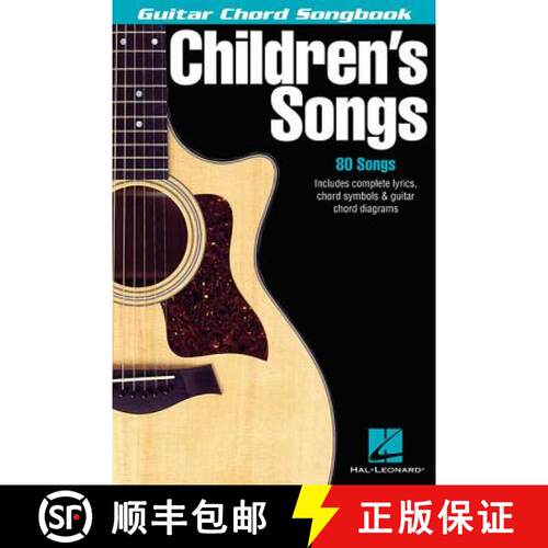 【3-4周达】Children's Songs: Guitar Chord Songbook [9780634050602]