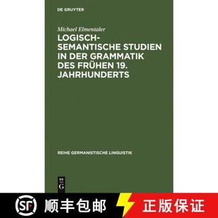 Zur semantische der 预订 des Untersuchungen Kat... Jahrhunderts Studien 19. fruhen 9783484311602 Grammatik Logisch
