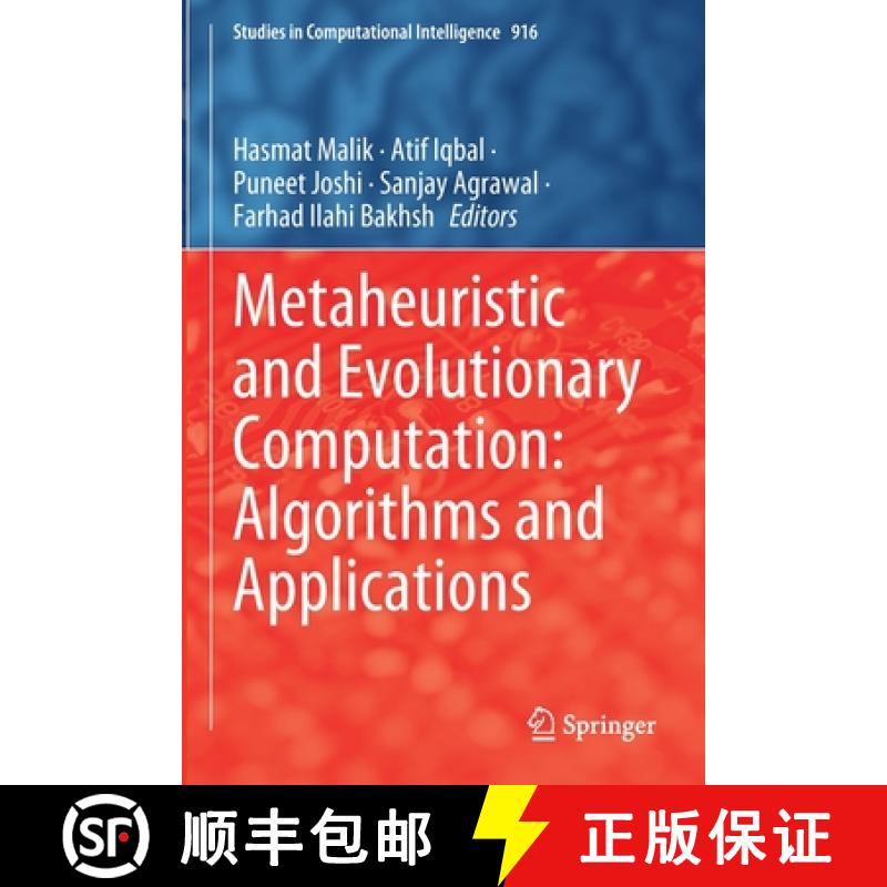 【3-4周达】Metaheuristic and Evolutionary Computation: Algorithms and Applications [9789811575730]