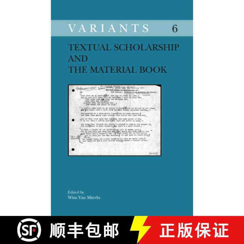 预订 Textual Scholarship and the Material Book [9789042028173]