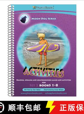 【3-4周达】Phonic Books Moon Dogs Set 2 Activities: Photocopiable Activities Accompanying Moon Dogs S... [9781783693030]