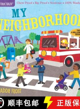 【3-4周达】Indestructibles: My Neighborhood: Chew Proof - Rip Proof - Nontoxic - 100% Washable (Book ... [9781523504695]