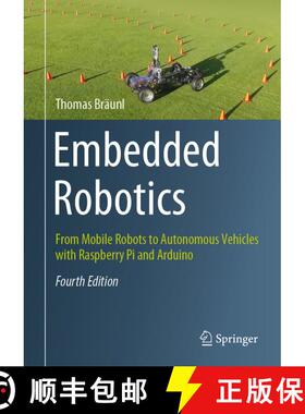 【3-4周达】Embedded Robotics : From Mobile Robots to Autonomous Vehicles with Raspberry Pi and Arduin... [9789811608032]