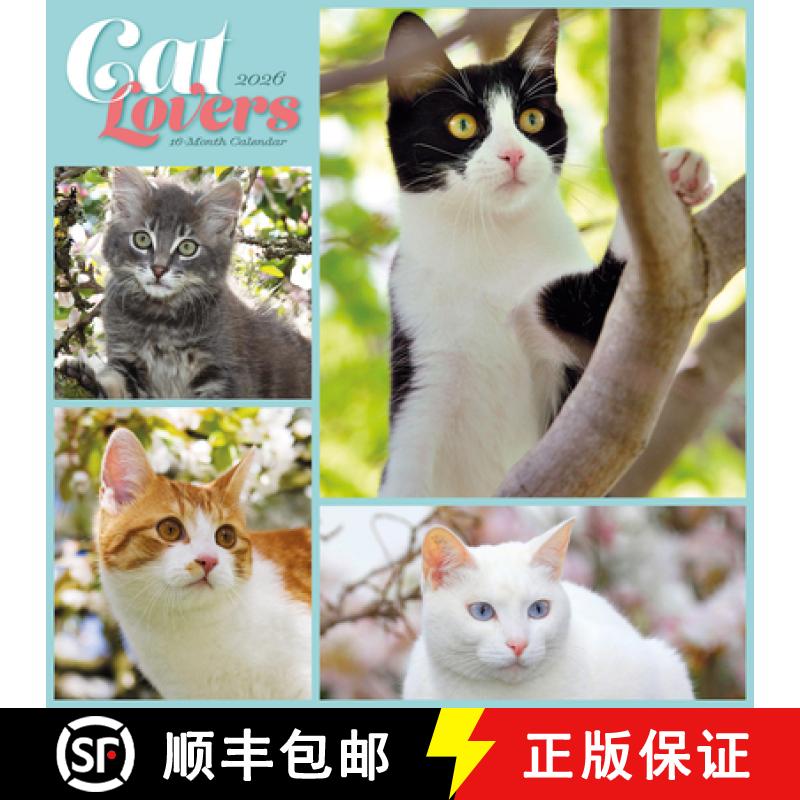 【3-4周达】Cat Lovers Square Wall Sunday Start Cale [9781529849288]
