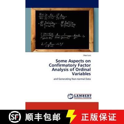 预订 Some Aspects on Confirmatory Factor Analysis of Ordinal Variables [9783846552452]