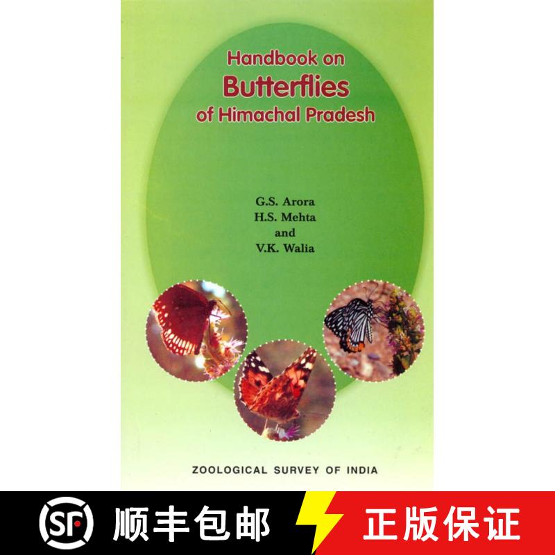 预订 Handbook on Butterflies of Himachal Pradesh [9788181712349]