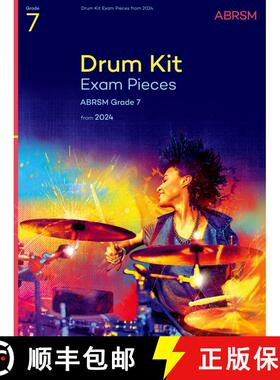 【3-4周达】ABRSM drum kit exam pieces 2024 grade 7 (preorder) [9781786016218]