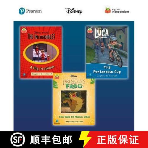 【3-4周达】Pearson Bug Club Disney Year 1 Pack D, including decodable phonics readers for phase 5; Th... [9781292720487]