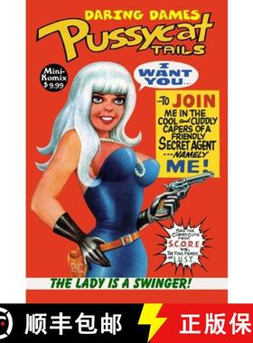 【3-4周达】Daring Dames: Pussycat Tails [9781365295911]