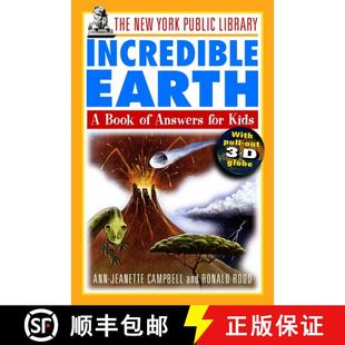 【3-4周达】The New York Public Library Incredible Earth: A Book Of Answers For Kids [Wiley儿童] [9780471144977]
