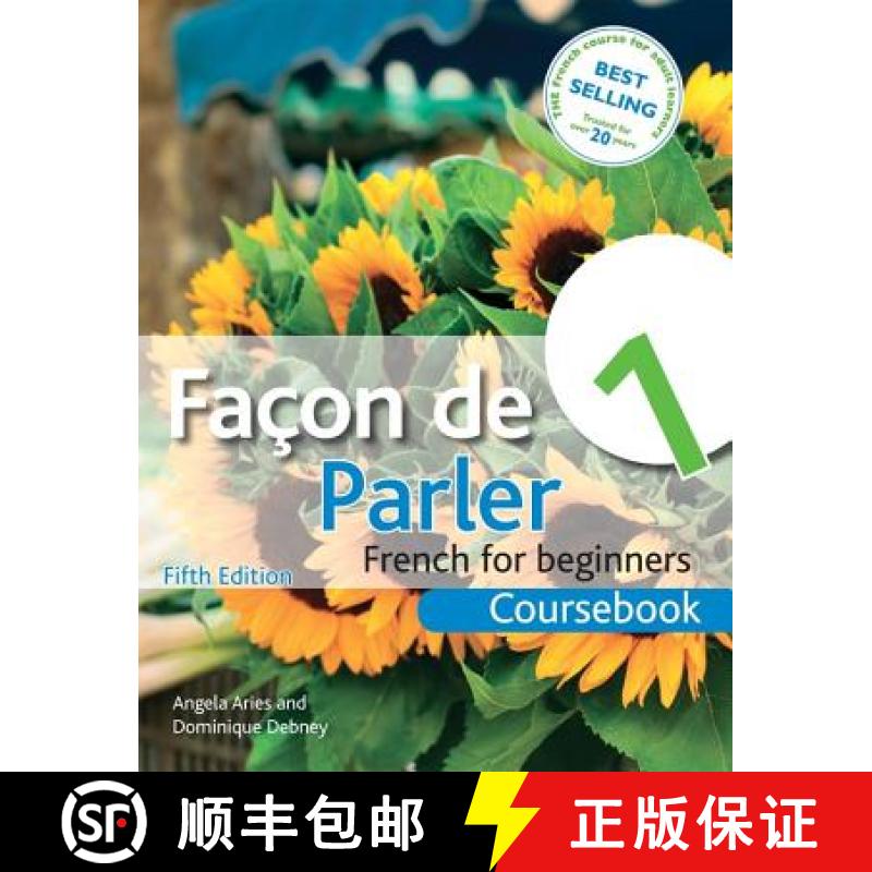 【3-4周达】Facon de Parler 1 French for Beginners: Coursebook 5ed [9781444168389]