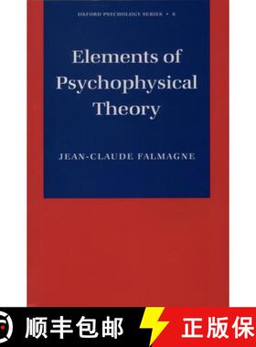 【3-4周达】Elements of Psychophysical Theory [9780195148329]