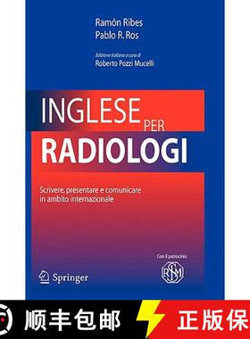 【3-4周达】Inglese per radiologi : Scrivere, presentare e comunicare in ambito internazionale [9788847007406]