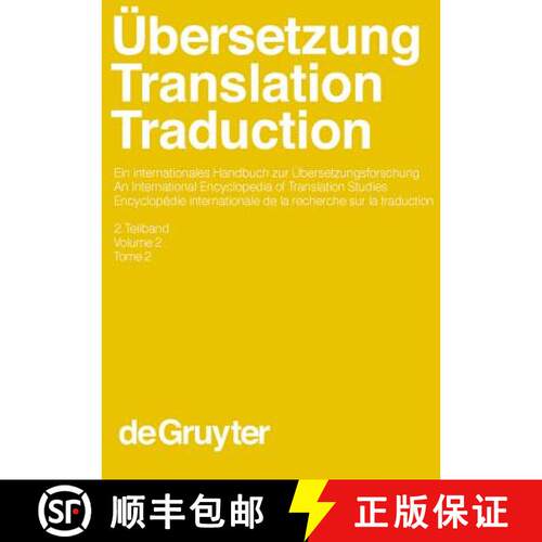 【3-4周达】精装 Kittel, Harald; Frank, Armin Paul; Greiner, Norbert; Hermans, Theo; Koller, Werner; L... [9783110171457]