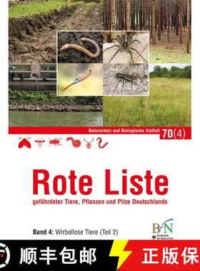 预订 Rote Liste Gefährdeter Tiere, Pflanzen und Pilze Deutschlands, Band 4: Wirbellose Tiere (Teil 2... [9783784354743]