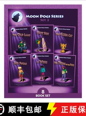 【3-4周达】Phonic Books Moon Dogs Set 2: Decodable Books for Older Readers (CVC Level, Consonant Blen... [9781783692989]