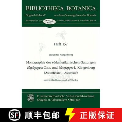 预订 Monographie der Südamerikanischen Gattungen Haplopappus Cass. und Notopappus L. Klingenberg (As... [9783510480289]