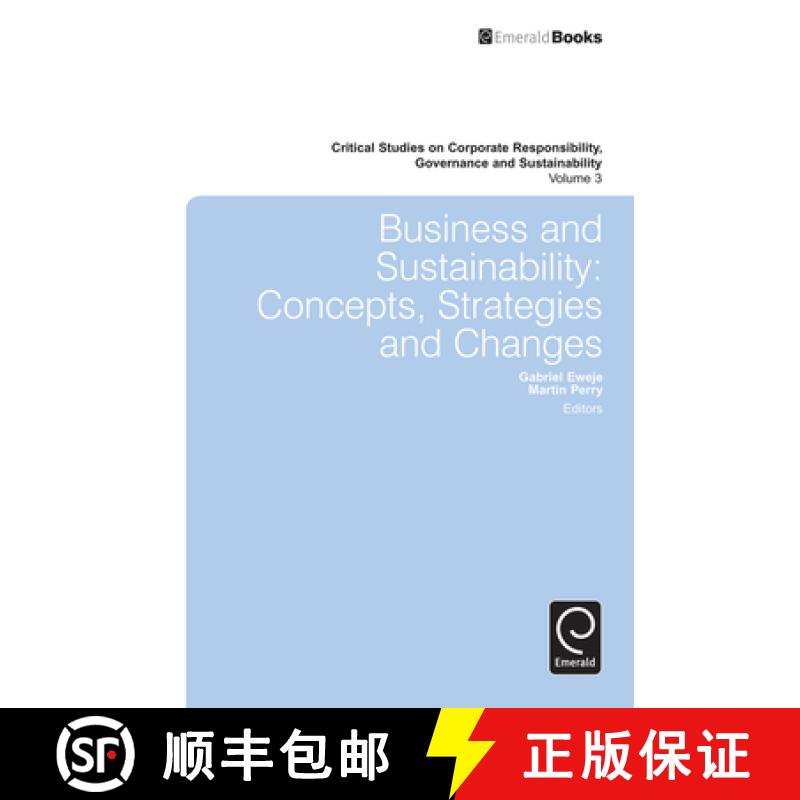 【3-4周达】Business and Sustainability: Concepts, Strategies and Changes [9781780524382]