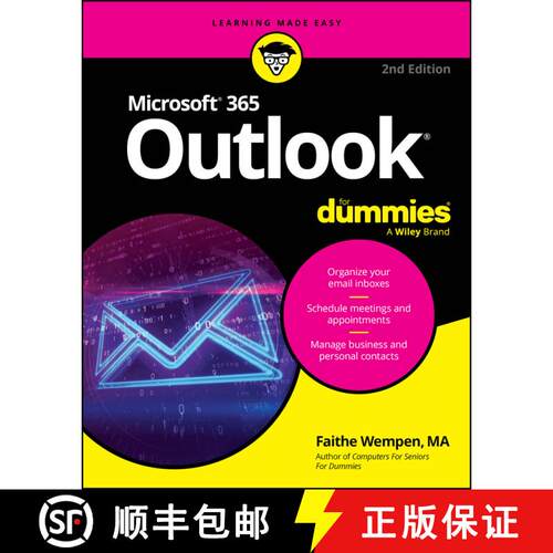 【3-4周达】Microsoft 365 Outlook For Dummies (2nd Edition) [9781394295685]
