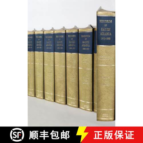 预订 精装 Records of Saudi Arabia 1902-1960 10 Volume Hardback Set Including Boxed Genealogical Table... [9781852073251]