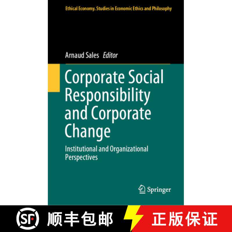 【3-4周达】Corporate Social Responsibility and Corporate Change: Institutional and Organizational Per... [9783030154059]