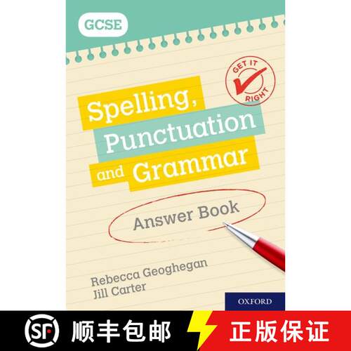 【3-4周达】Get It Right: for GCSE: Spelling, Punctuation and Grammar Answer Book [9780198421603]