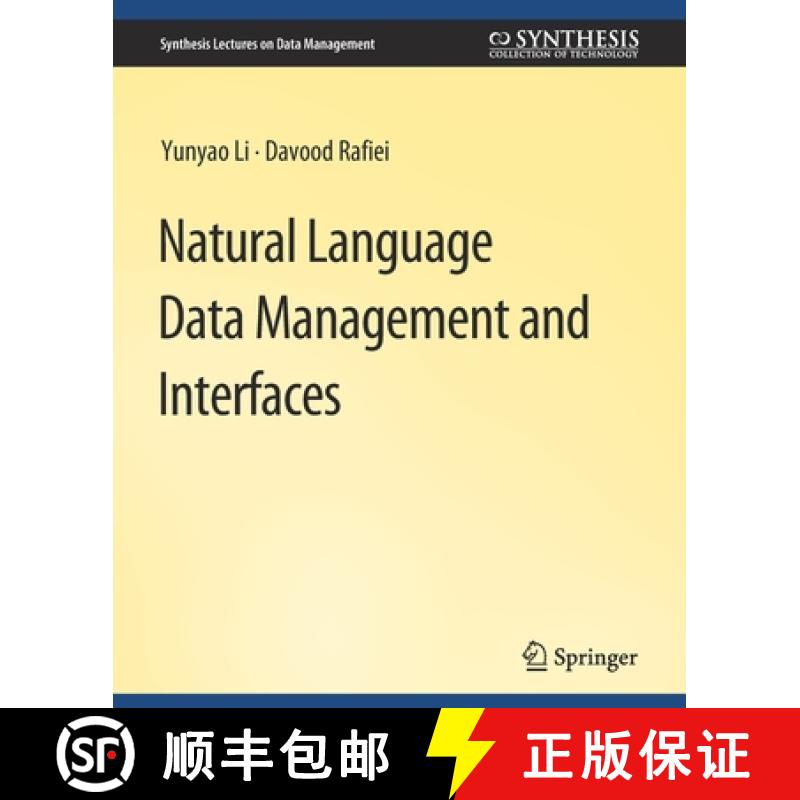 【3-4周达】Natural Language Data Management and Interfaces [9783031007347]
