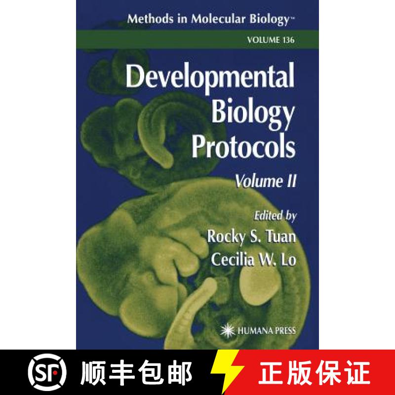 【3-4周达】Developmental Biology Protocols: Volume II [9780896035751]