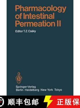 【3-4周达】Pharmacology of Intestinal Permeation II [9783642695100]