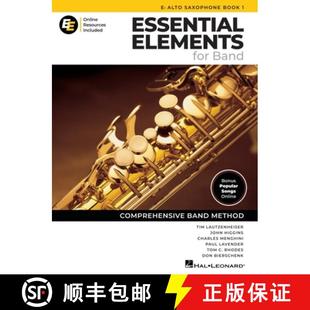 Band Saxophone Essential for Resources 预订 Online Elements Book Alto 9798350120622 with