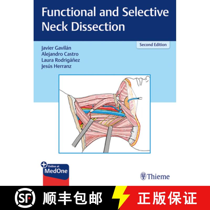 【3-4周达】Functional and Selective Neck Dissection [9783132419537]