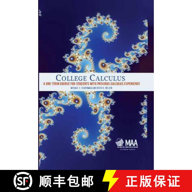 【3-4周达】College Calculus: A One-Term Course for Students with Previous Calculus Experience [9781939512062]