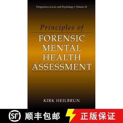 【3-4周达】精装 Principles of Forensic Mental Health Assessment [9780306465383]