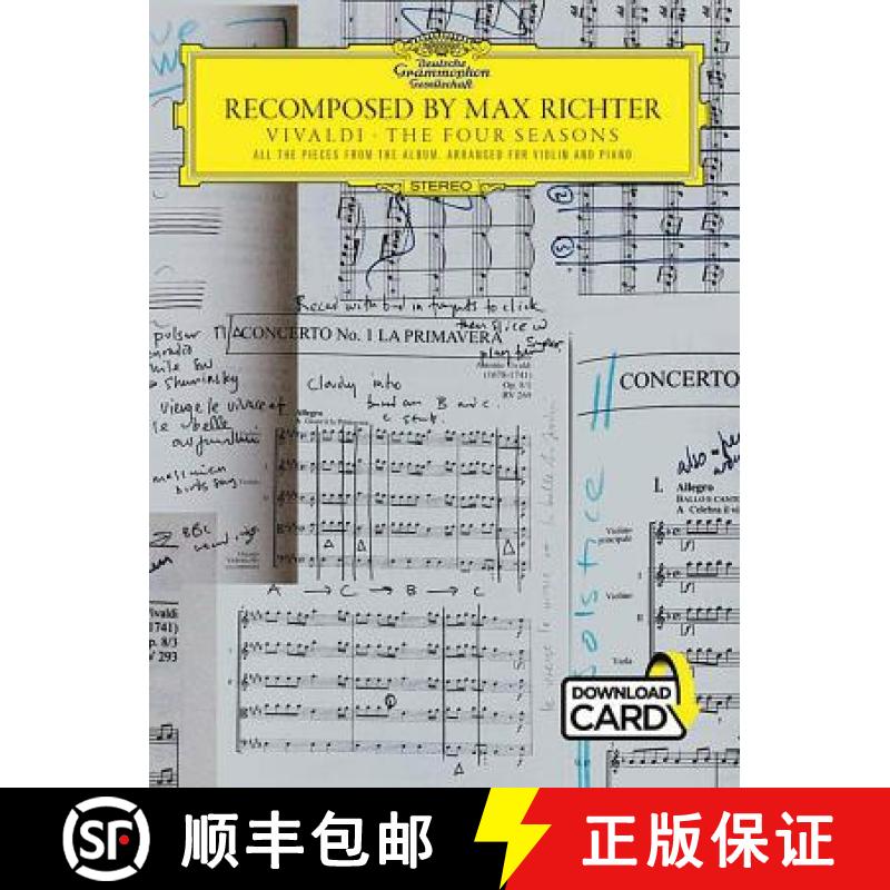 【2-3周达】Recomposed by Max Richter - Vivaldi: The Four Seasons: Violin with Piano Accompaniment [9781783053193]