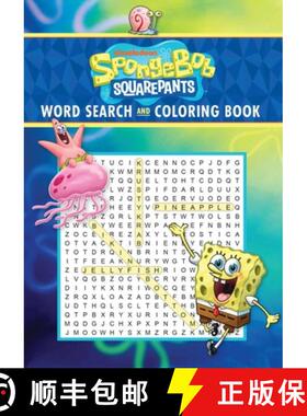 预订 Spongebob Squarepants Word Search and Coloring Book [9781667210933]