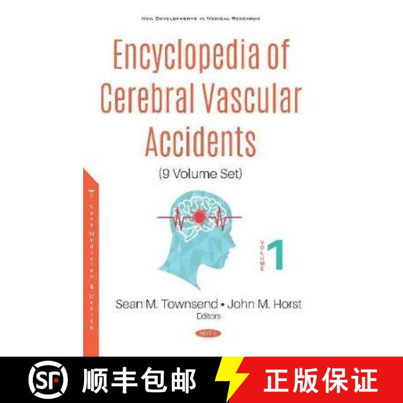 【3-4周达】Encyclopedia of Cerebral Vascular Accidents: (9 Volume Set) [9781536166132]
