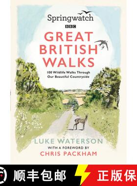 【3-4周达】Springwatch: Great British Walks [9781785948183]