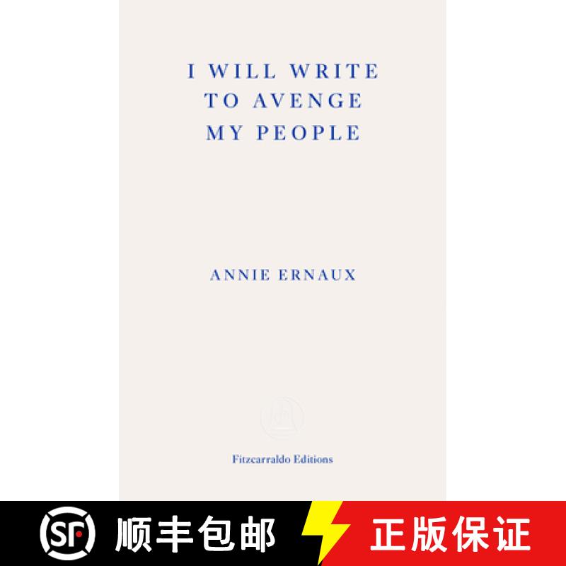 【3-4周达】I Will Write To Avenge My People - WINNER OF THE 2022 NOBEL PRIZE IN LITERATURE: The Nobel... [9781804270707]