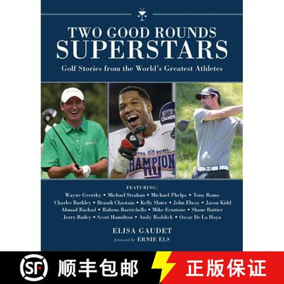 【3-4周达】精装 Two Good Rounds Superstars: Golf Stories from the Worlda's Greatest Athletes [9781629142142]