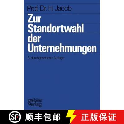 【3-4周达】Zur Standortwahl der Unternehmungen (3. Auflage 1976) [9783322945082]