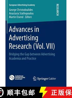 【3-4周达】Advances in Advertising Research (Vol. VII) : Bridging the Gap between Advertising Academi... [9783658215149]