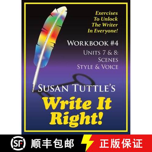 【3-4周达】Write It Right Workbook #4: Scenes, Style/Voice [9781941465073]