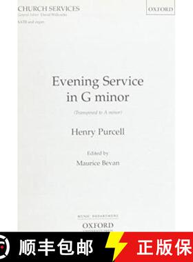 【3-4周达】Evening Service in G minor: Vocal score (Vocal score) (Vocal score) [9780193533509]