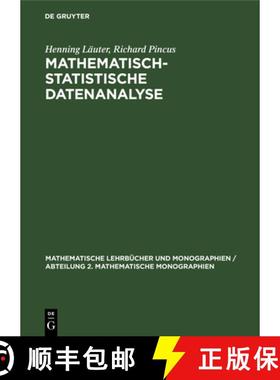 预订 Mathematisch-statistische Datenanalyse [9783112569719]