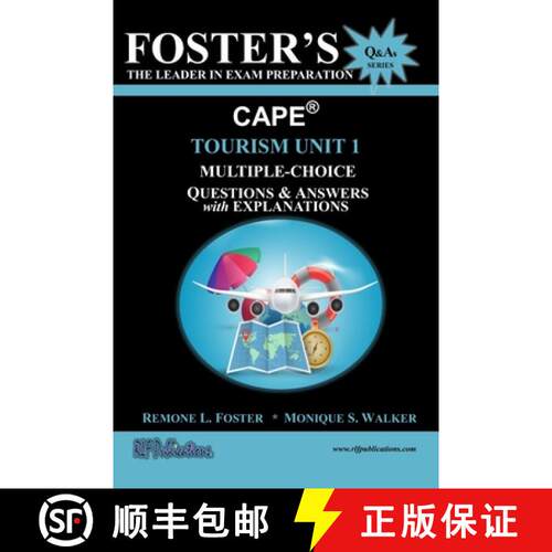 【3-4周达】Foster's CAPE(R) Tourism Unit 1: Multiple Choice Questions & Answers: Tourism Principles [9789769645776]
