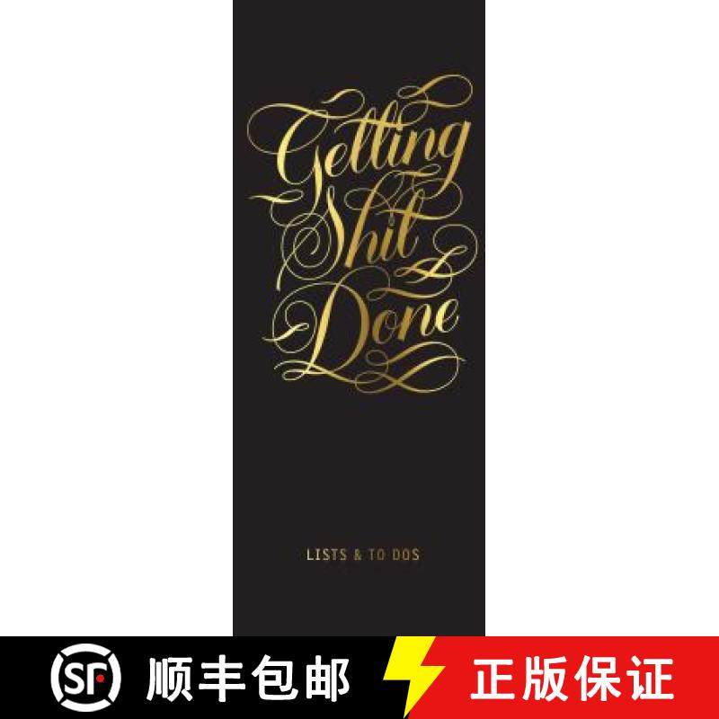 【3-4周达】Getting Shit Done List Ledger [With Pens/Pencils] [9781452163048]