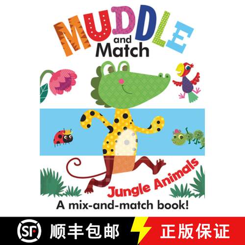 【3-4周达】Muddle and Match Jungle Animals [9781610674010]