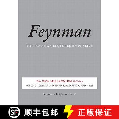 【3-4周达】费曼物理学讲座卷一 Feynman Lectures on Physics, Vol. I: The New Millennium Edition: Mainly... [9780465024933]