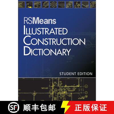 【3-4周达】Rsmeans Illustrated Construction Dictionary, Student Edition [Wiley建筑] [9781118133521]